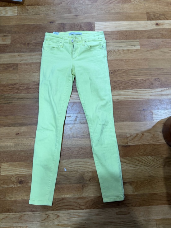 Joe's Jeans Denim - Joe's Jeans Lemon Yellow Skinny Ankle Jeans